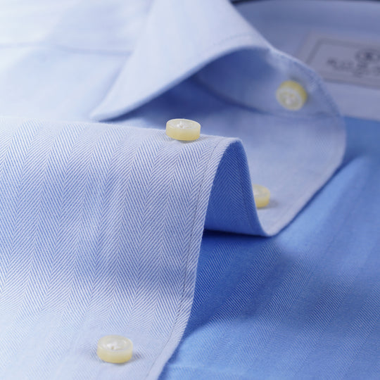 HERRINGBONE COTTON REGULAR FIT
