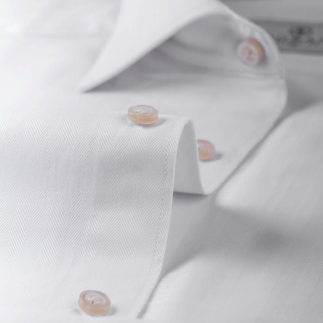 HERRINGBONE COTTON REGULAR FIT