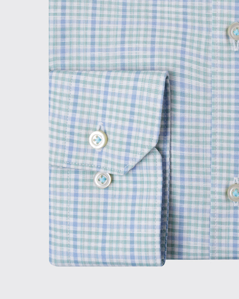 CHECKED REGULAR FIT COTTON SHIRT