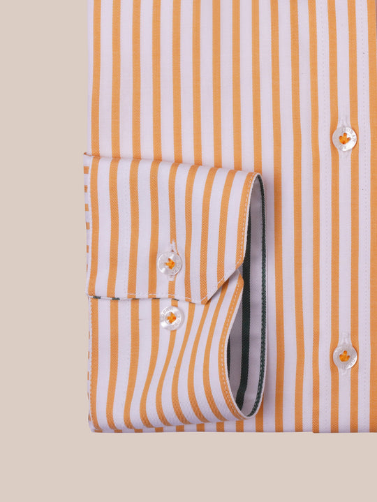 STRIPED COTTON REGULAR FIT SHIRT