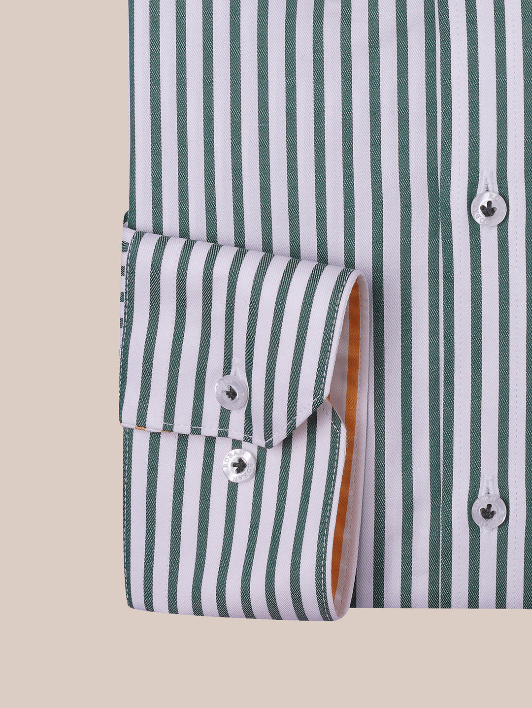 STRIPED COTTON REGULAR FIT SHIRT