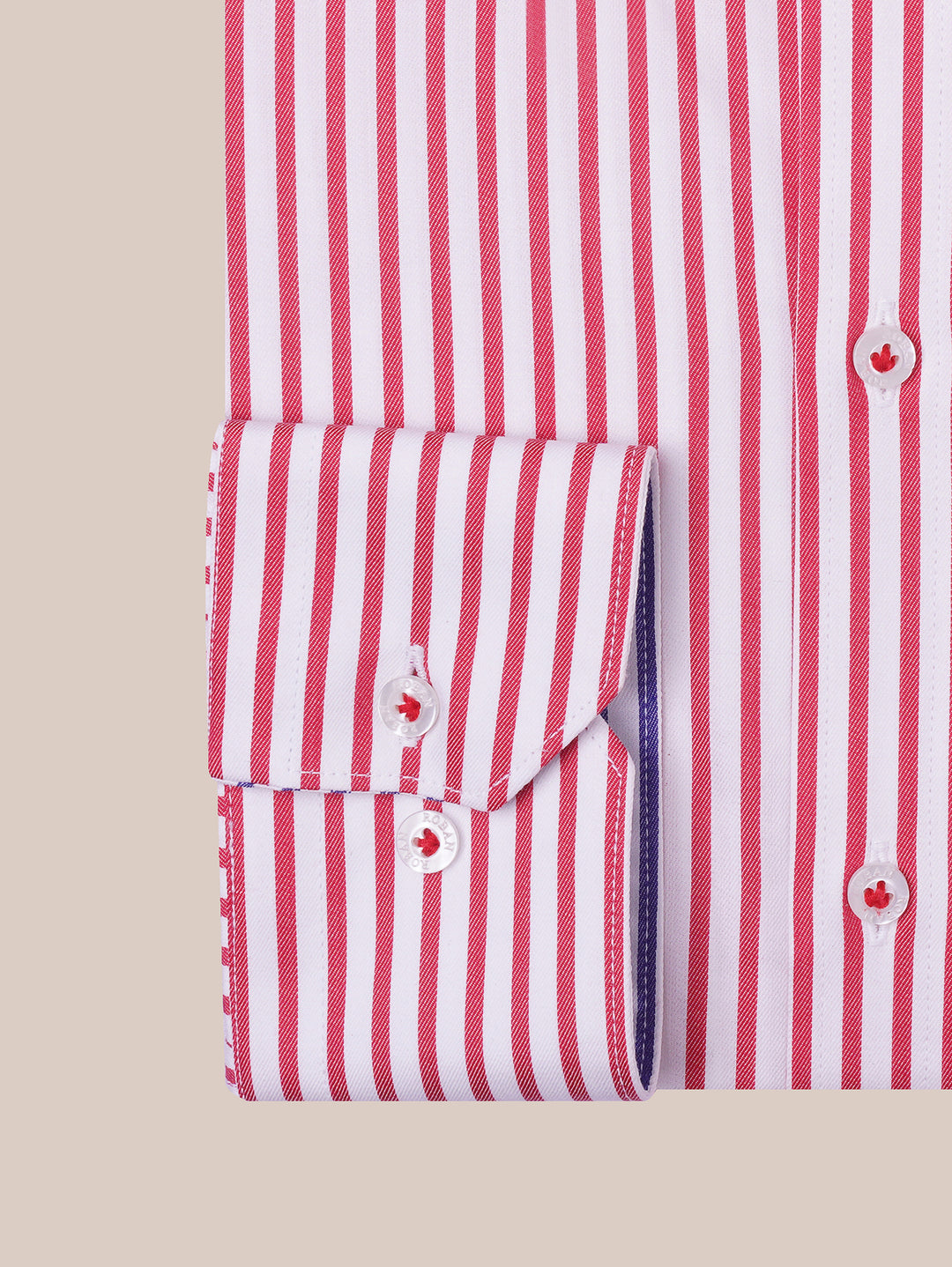 STRIPED COTTON REGULAR FIT SHIRT