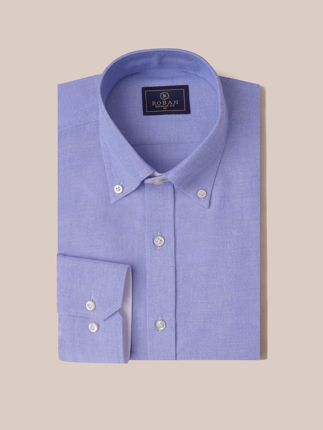 PLAIN WASHED OXFORD REGULAR FIT SHIRT