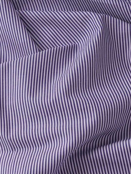 STRIPED COTTON SLIM FIT SHIRT