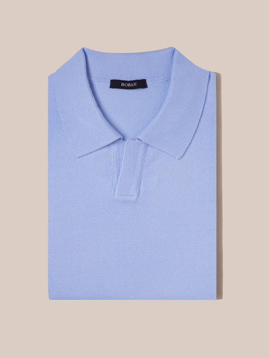 COTTON KNITTED POLO SHIRT
