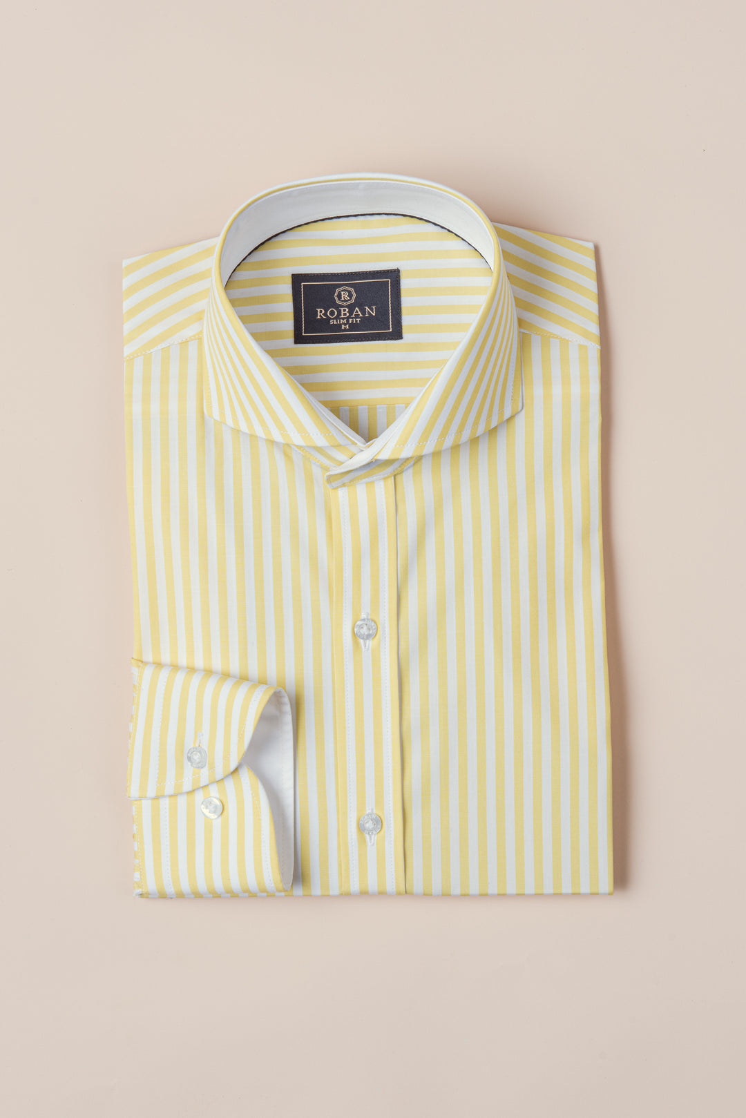 STRIPED COTTON SLIM FIT SHIRT