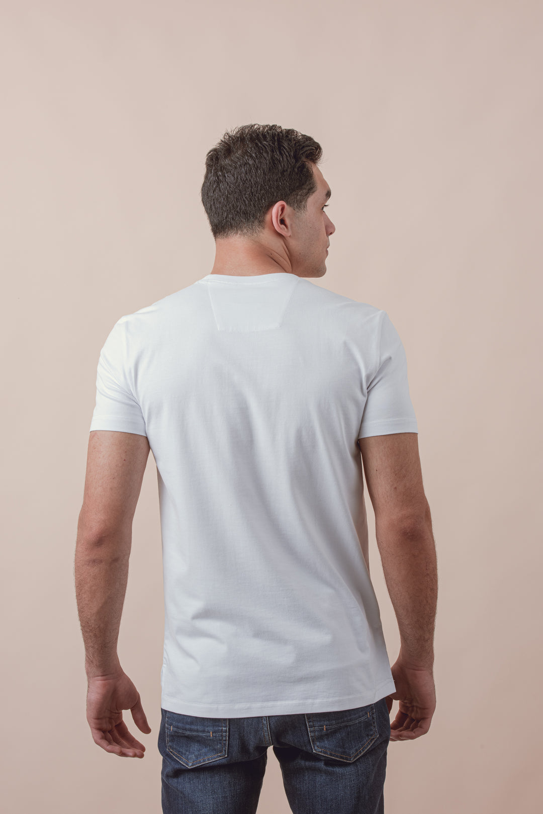 Cotton Roundneck Slim Fit T-Shirt