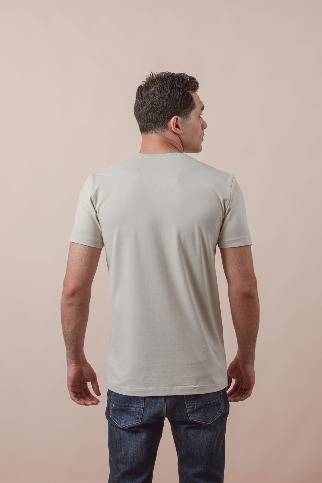 Cotton Roundneck Slim Fit T-Shirt