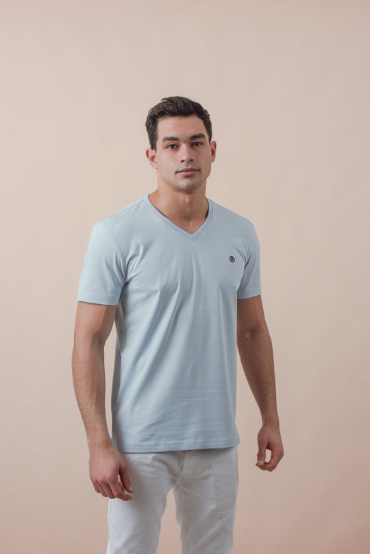 Cotton V-Neck Slim fit T-Shirt