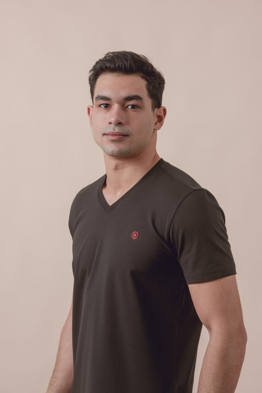 Cotton Roundneck Slim Fit T-Shirt