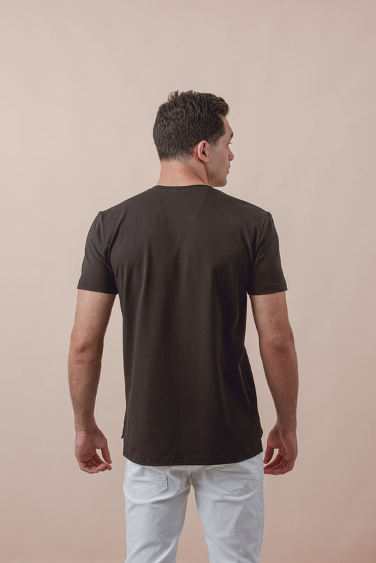 Cotton V-Neck Slim fit T-Shirt