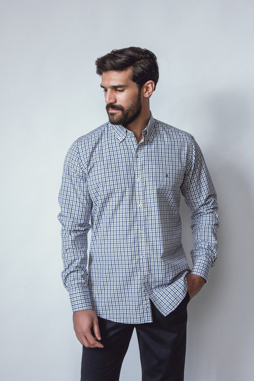 CHECKED SLIM FIT SHIRT