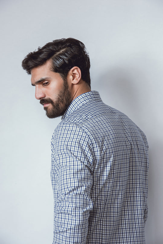 CHECKED SLIM FIT SHIRT