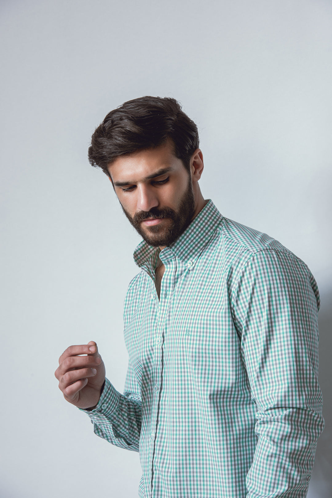 CHECKED SLIM FIT SHIRT