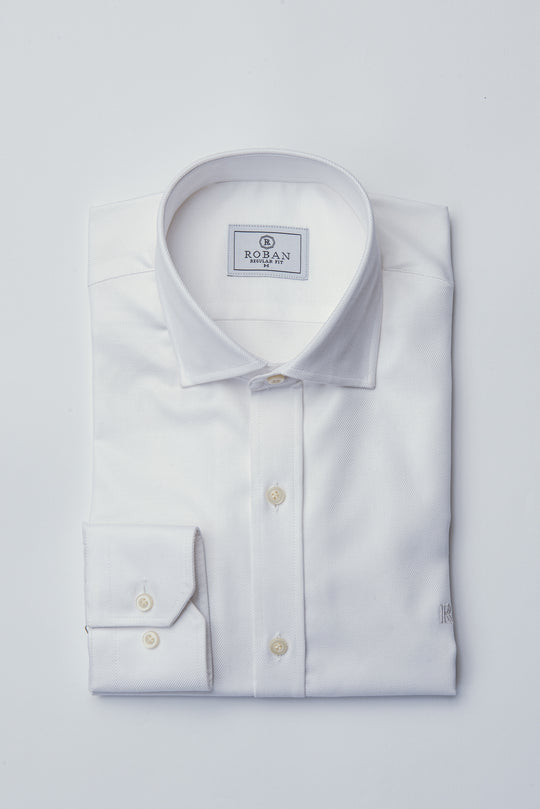 MICRO-RIBBED  REGULAR FIT SHIRT