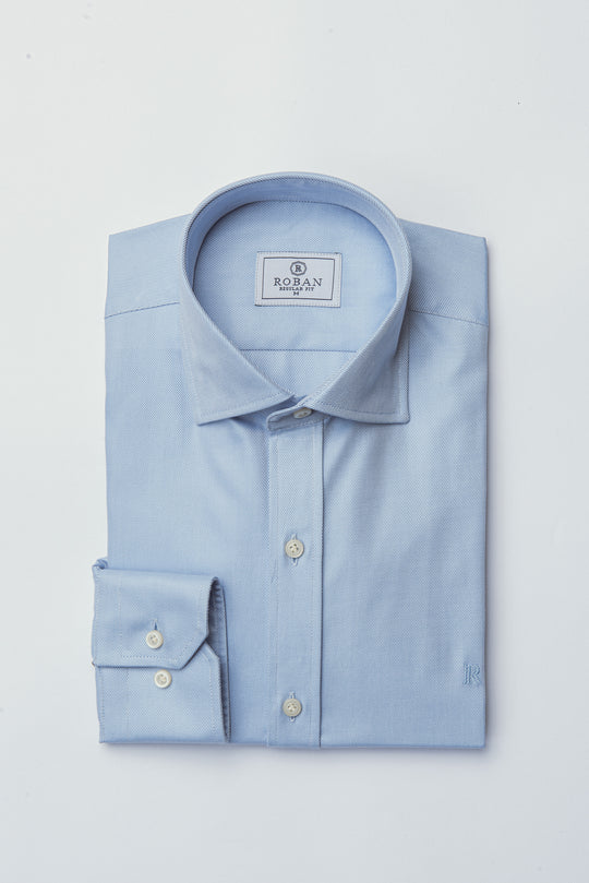 MICRO-RIBBED  REGULAR FIT SHIRT