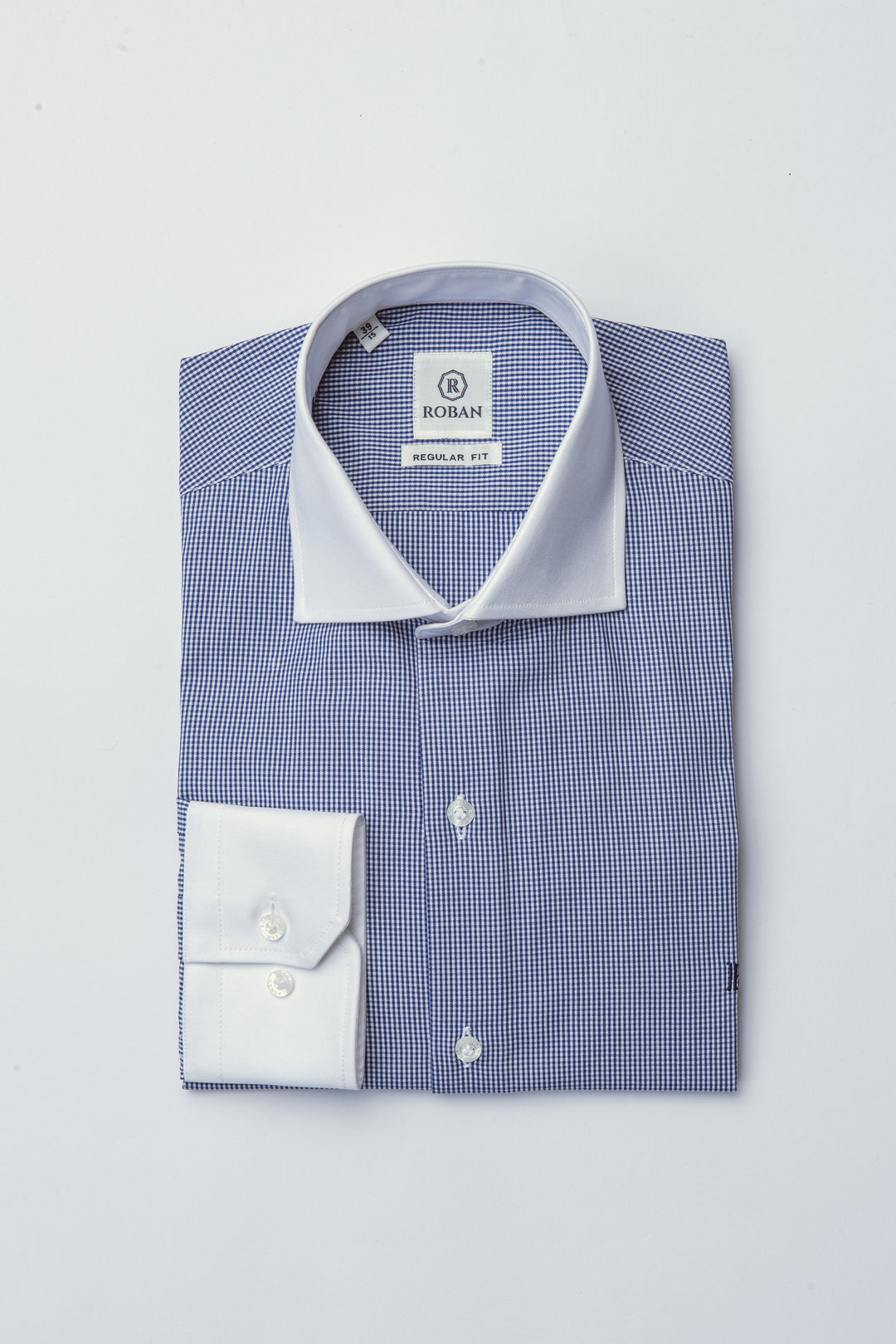 CHECKED REGULAR FIT POPLIN SHIRT