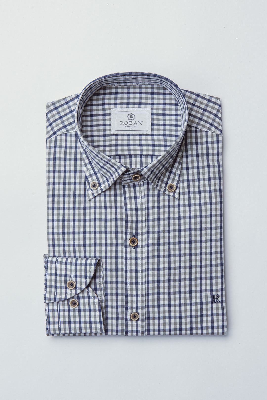 CHECKED SLIM FIT SHIRT