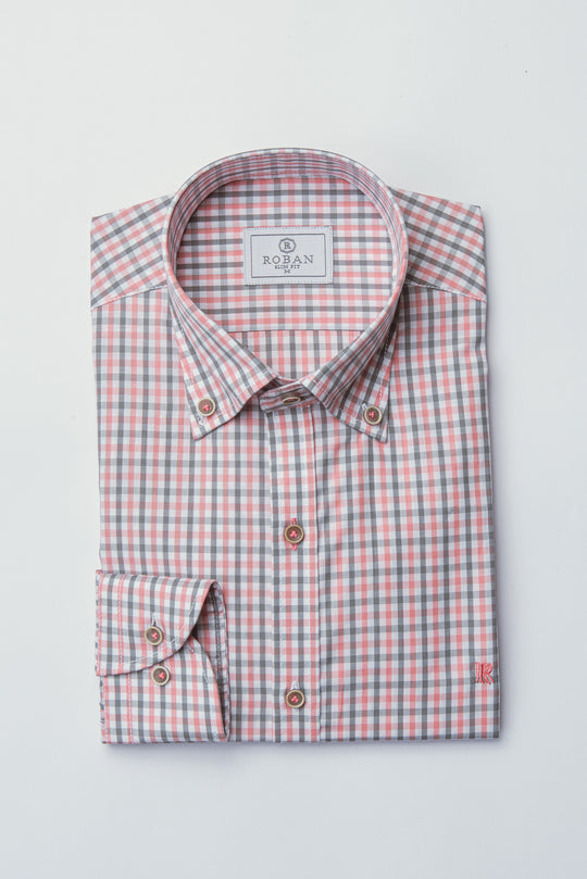 CHECKED SLIM FIT SHIRT