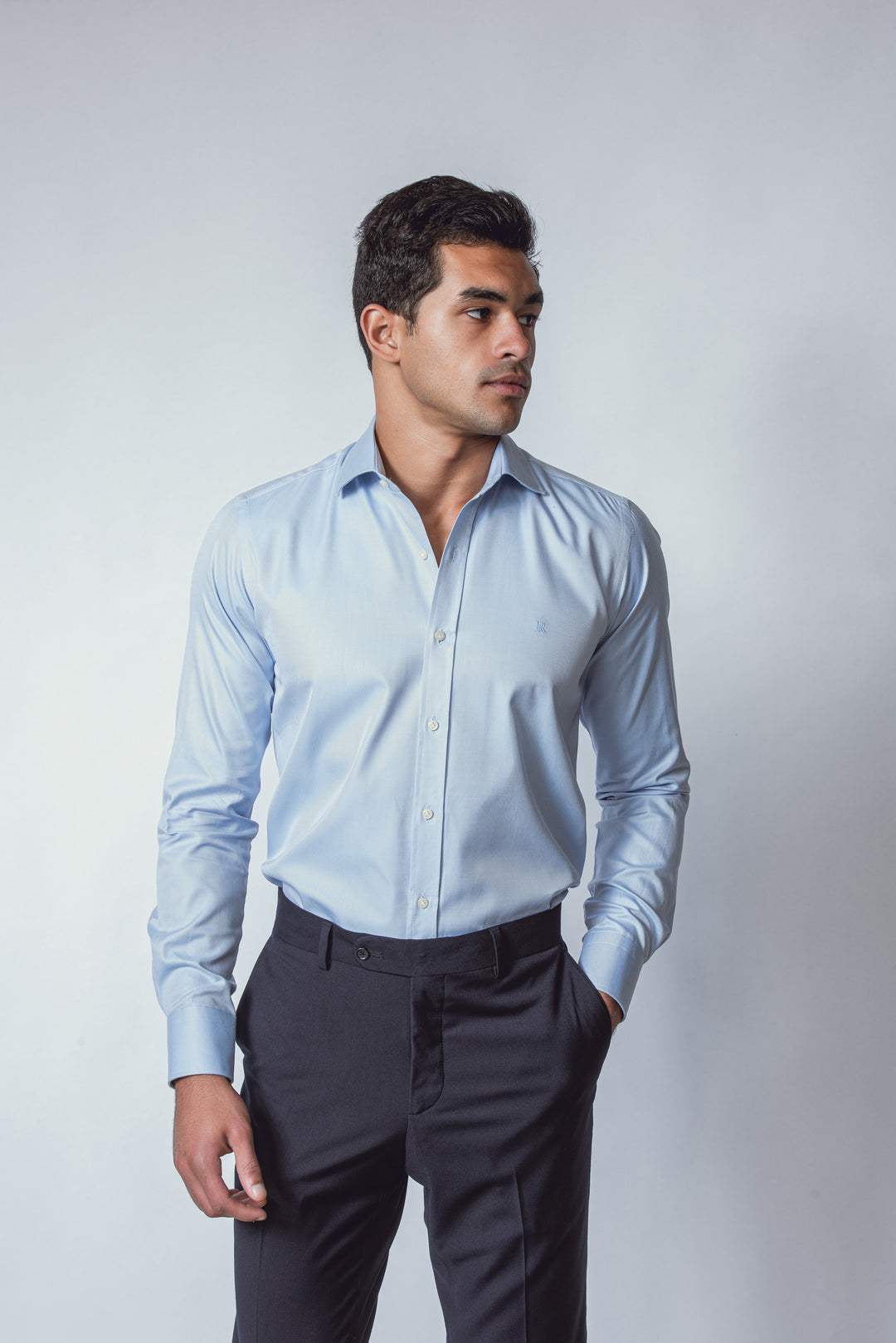 MICRO-RIBBED  REGULAR FIT SHIRT