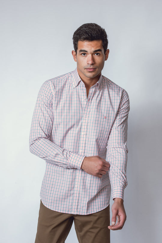 CHECKED SLIM FIT SHIRT