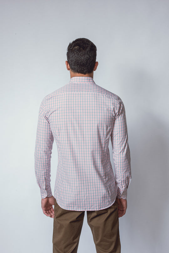 CHECKED SLIM FIT SHIRT