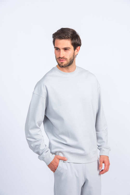 Cotton Round-neck Oversized T-Shirt