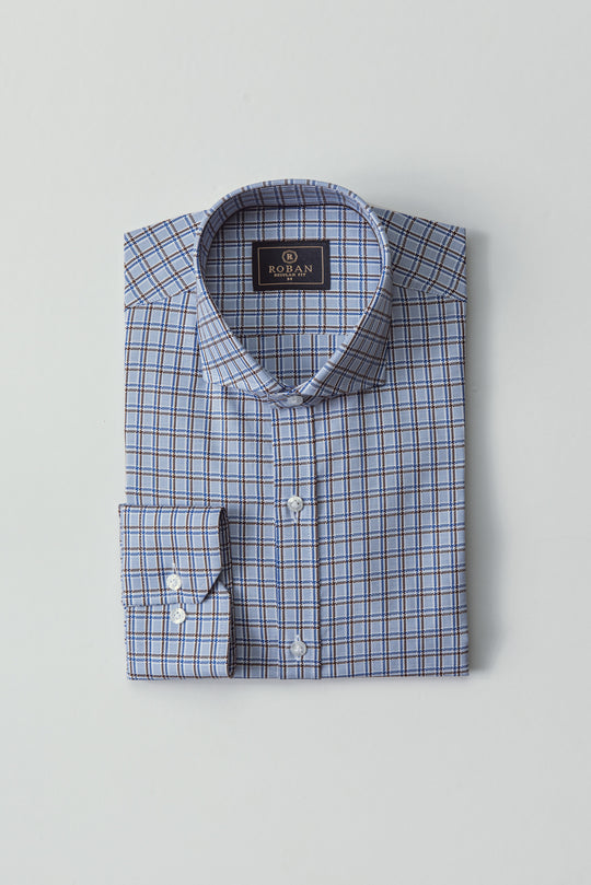 CHECKED REGULAR FIT  SHIRT