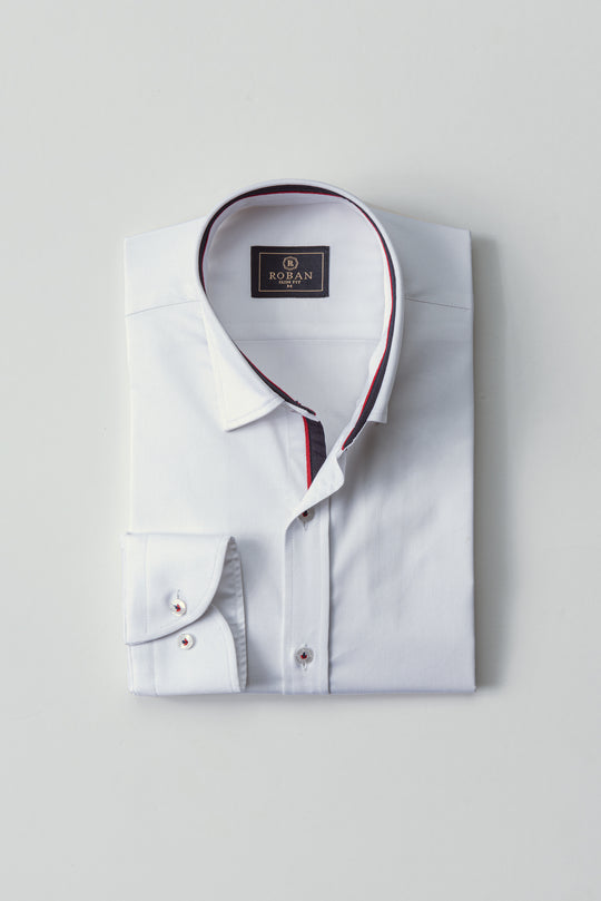 TWILL COTTON SLIM FIT SHIRT