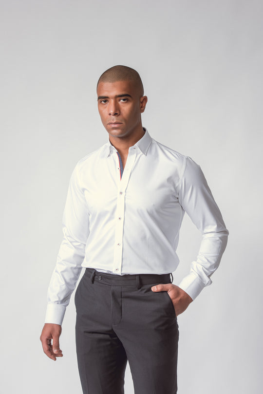 TWILL COTTON SLIM FIT SHIRT