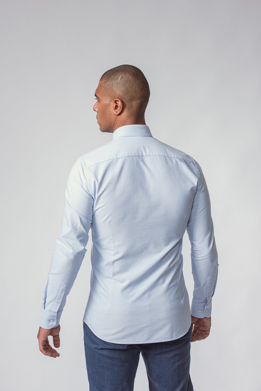 PLAIN WASHED OXFORD SLIM FIT SHIRT