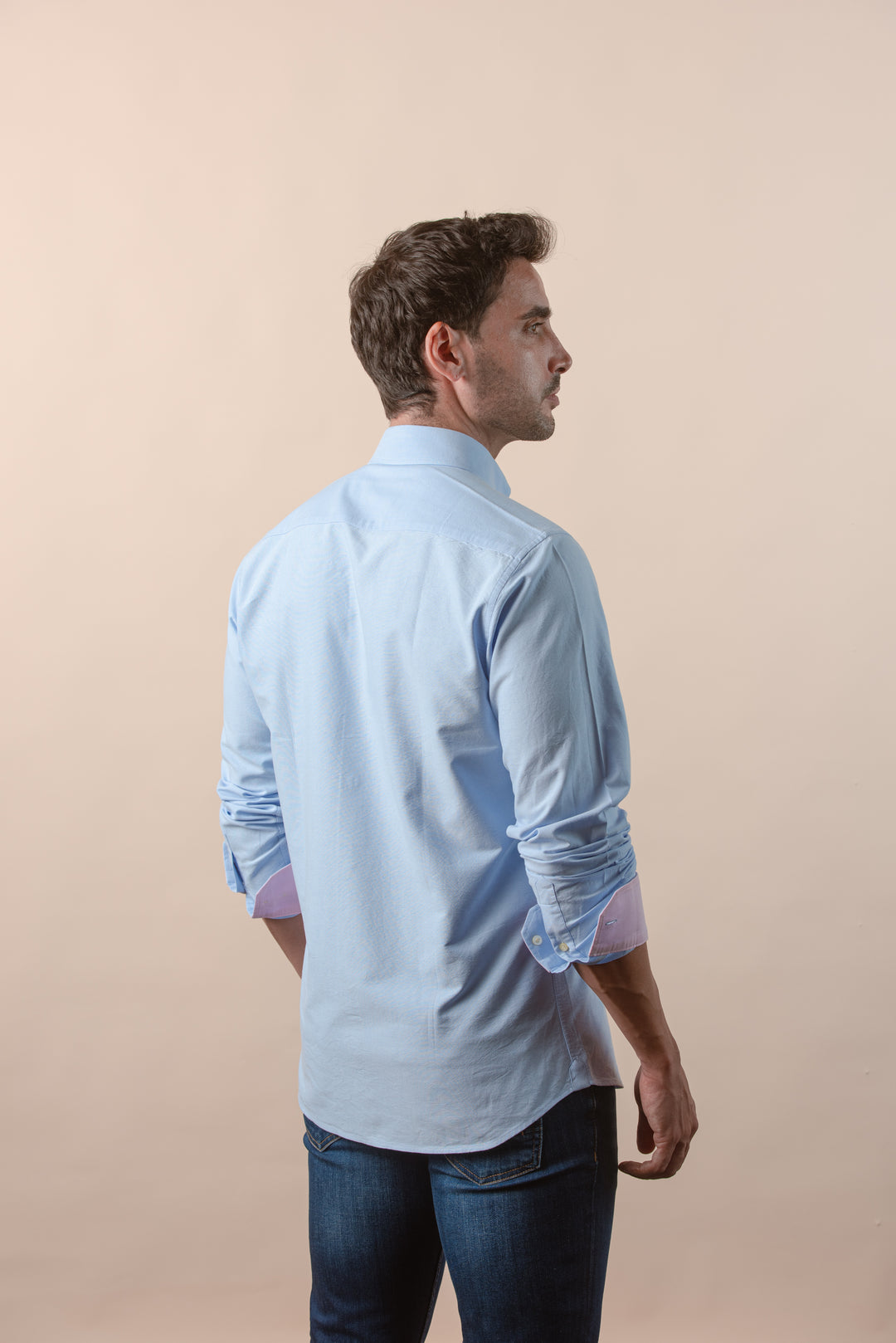 PLAIN WASHED OXFORD REGULAR FIT SHIRT