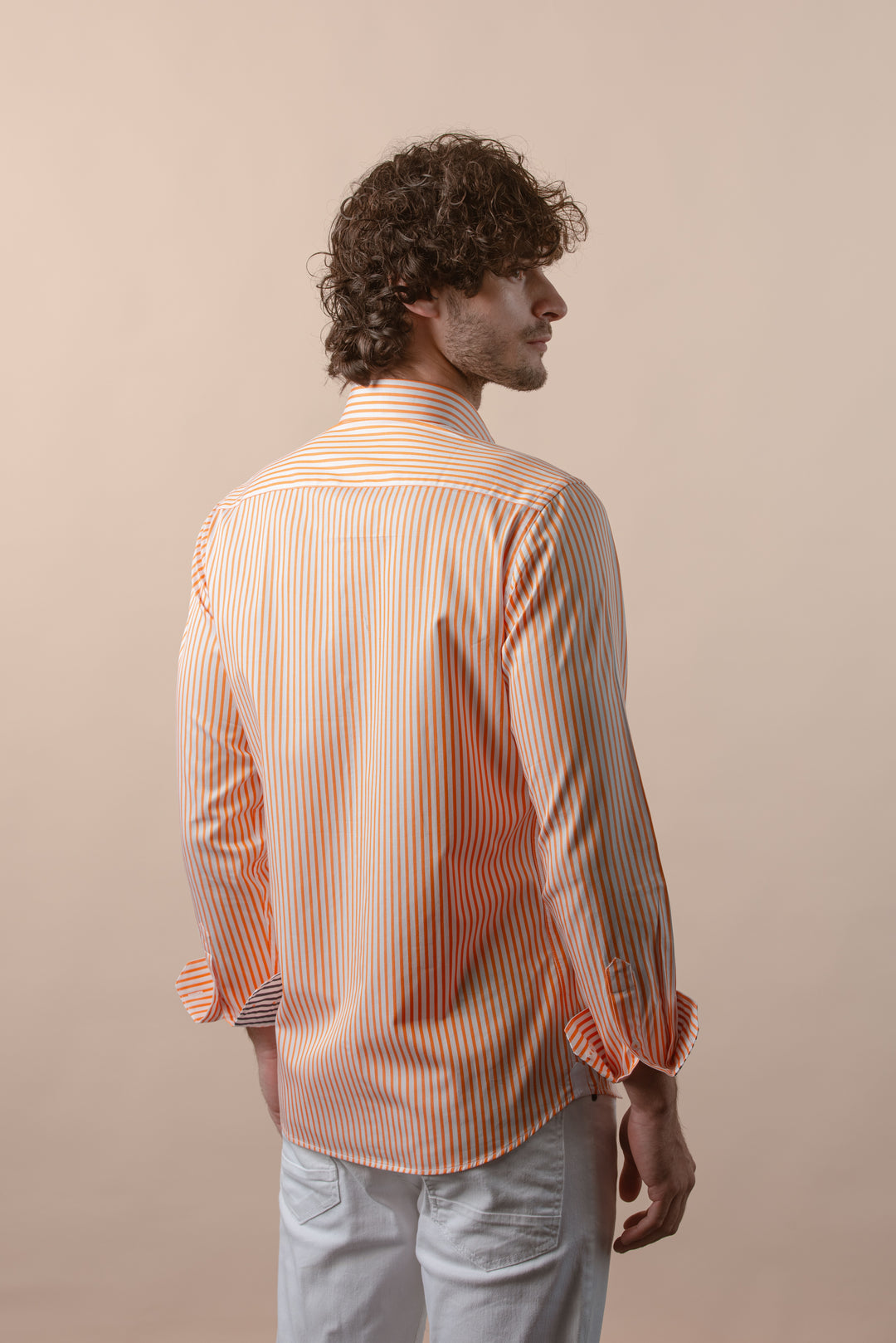 STRIPED COTTON REGULAR FIT SHIRT