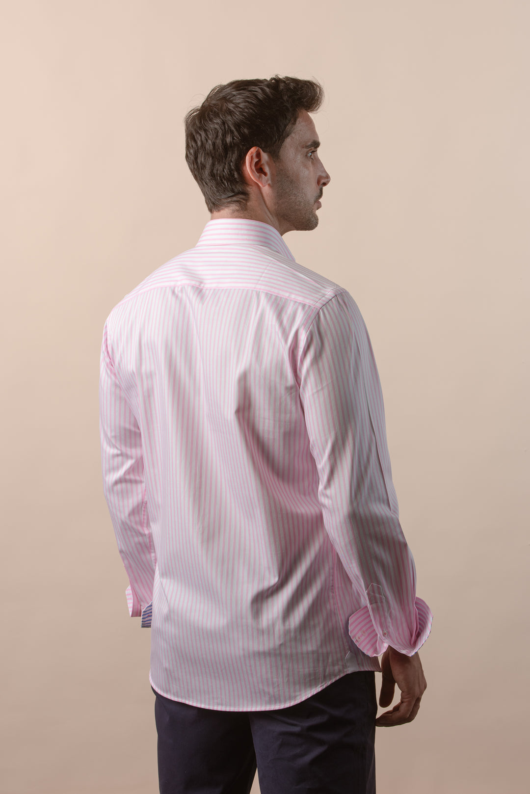 STRIPED COTTON REGULAR FIT SHIRT