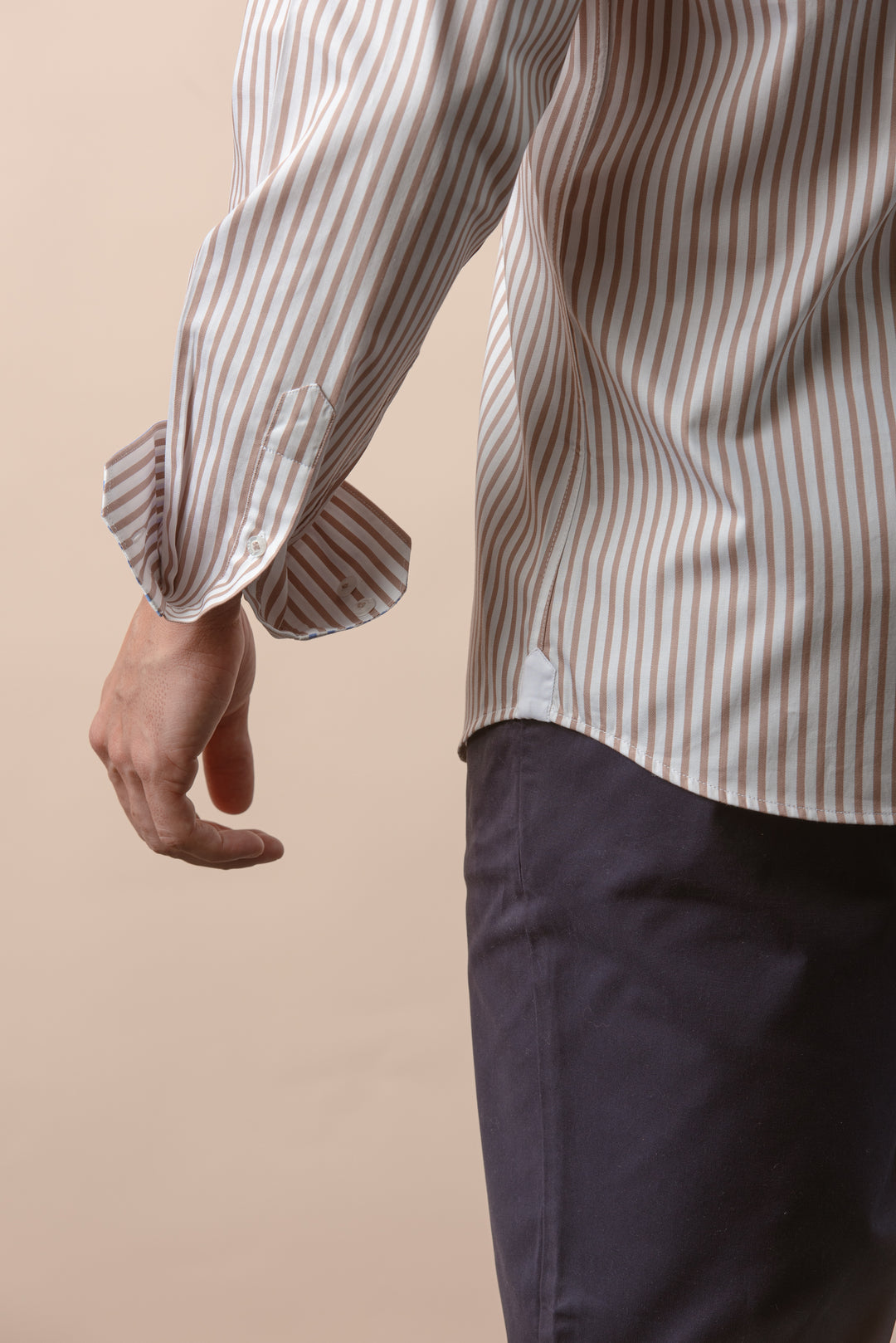 STRIPED COTTON REGULAR FIT SHIRT