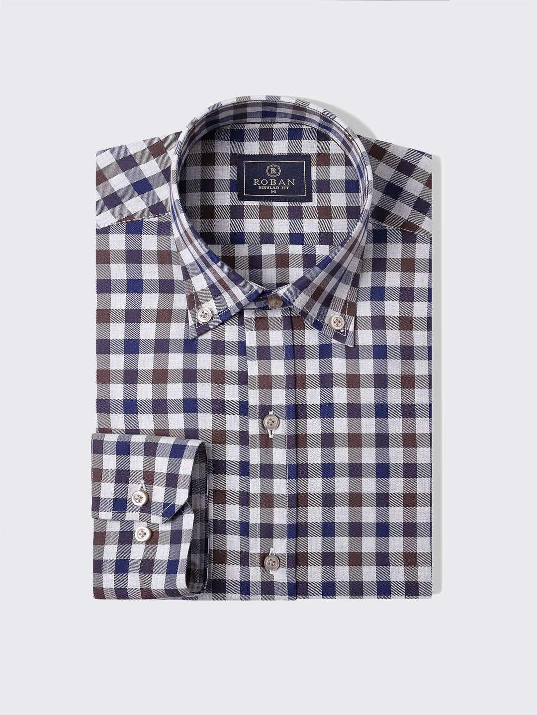 Regular Fit Checked Cotton shirt