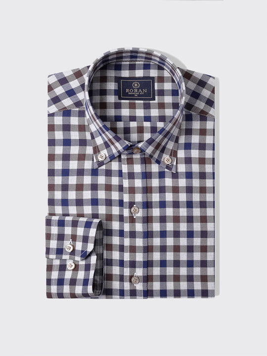 Regular Fit Checked Cotton shirt