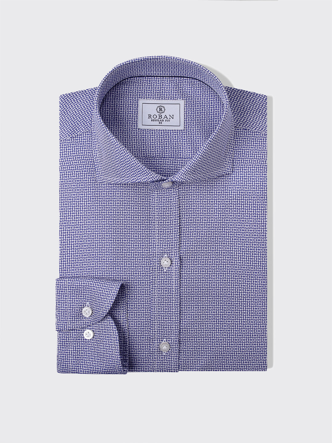 Regular Fit  Textured Cotton Shirt