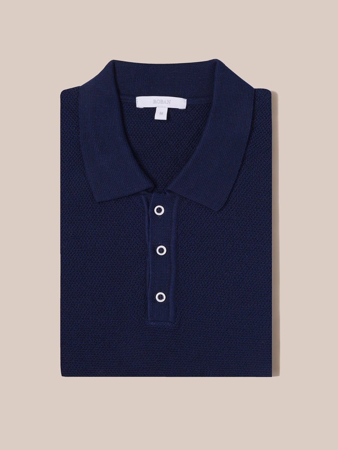 AJOUR KNITTED POLO SHIRT - Roban