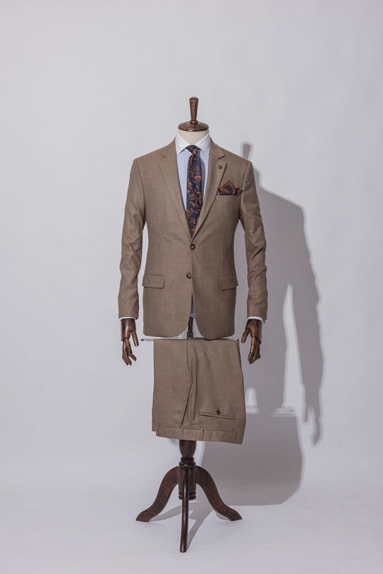 BROWN WEBSTER REGULAR FIT SUIT - Roban