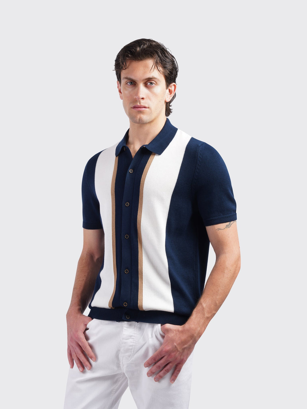 Cable Knitted Button Cardigan - Roban