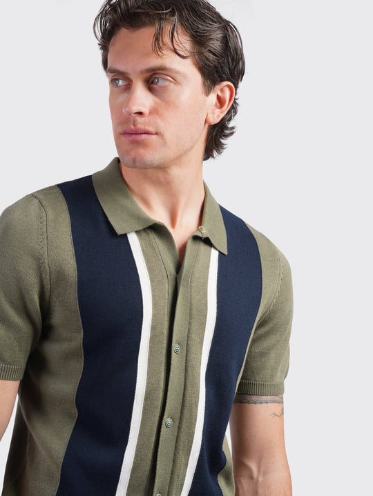 Cable Knitted Button Cardigan - Roban