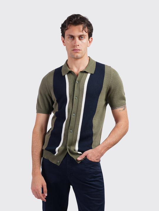 Cable Knitted Button Cardigan - Roban