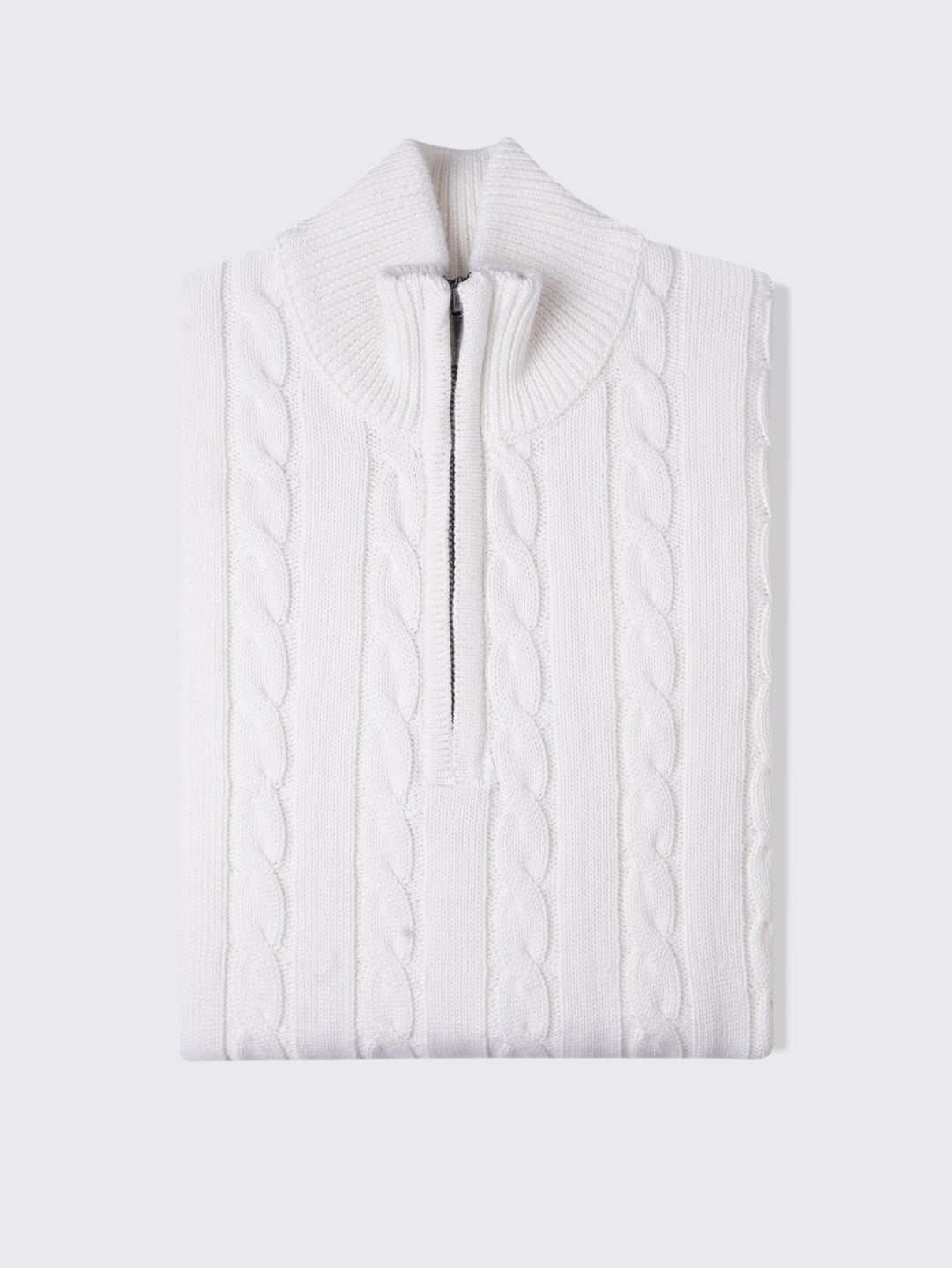 Cable Knitted Cotton Pullover - Roban