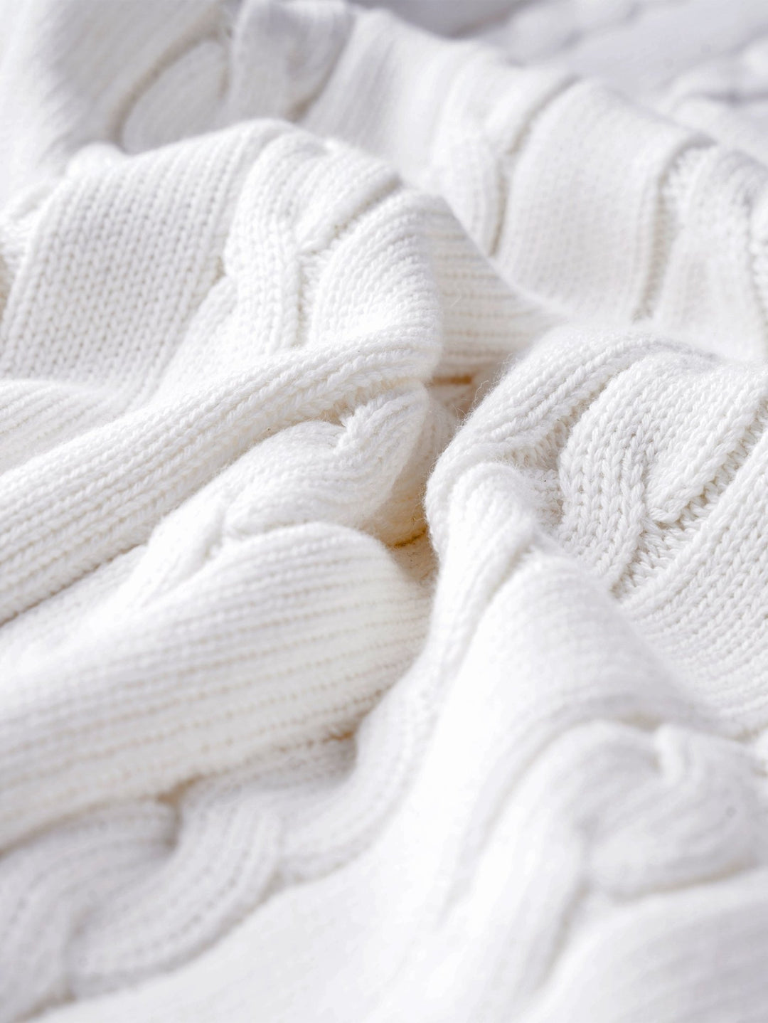 Cable Knitted Cotton Pullover - Roban