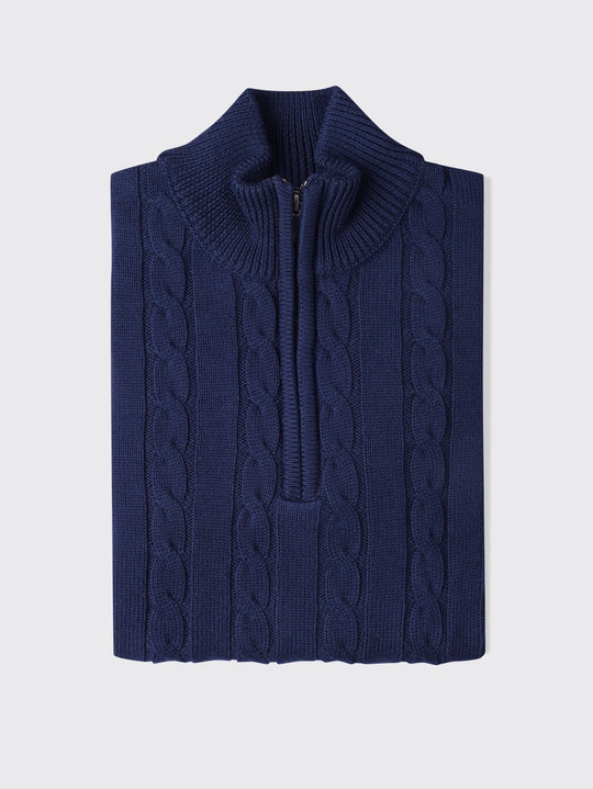 Cable Knitted Cotton Pullover - Roban