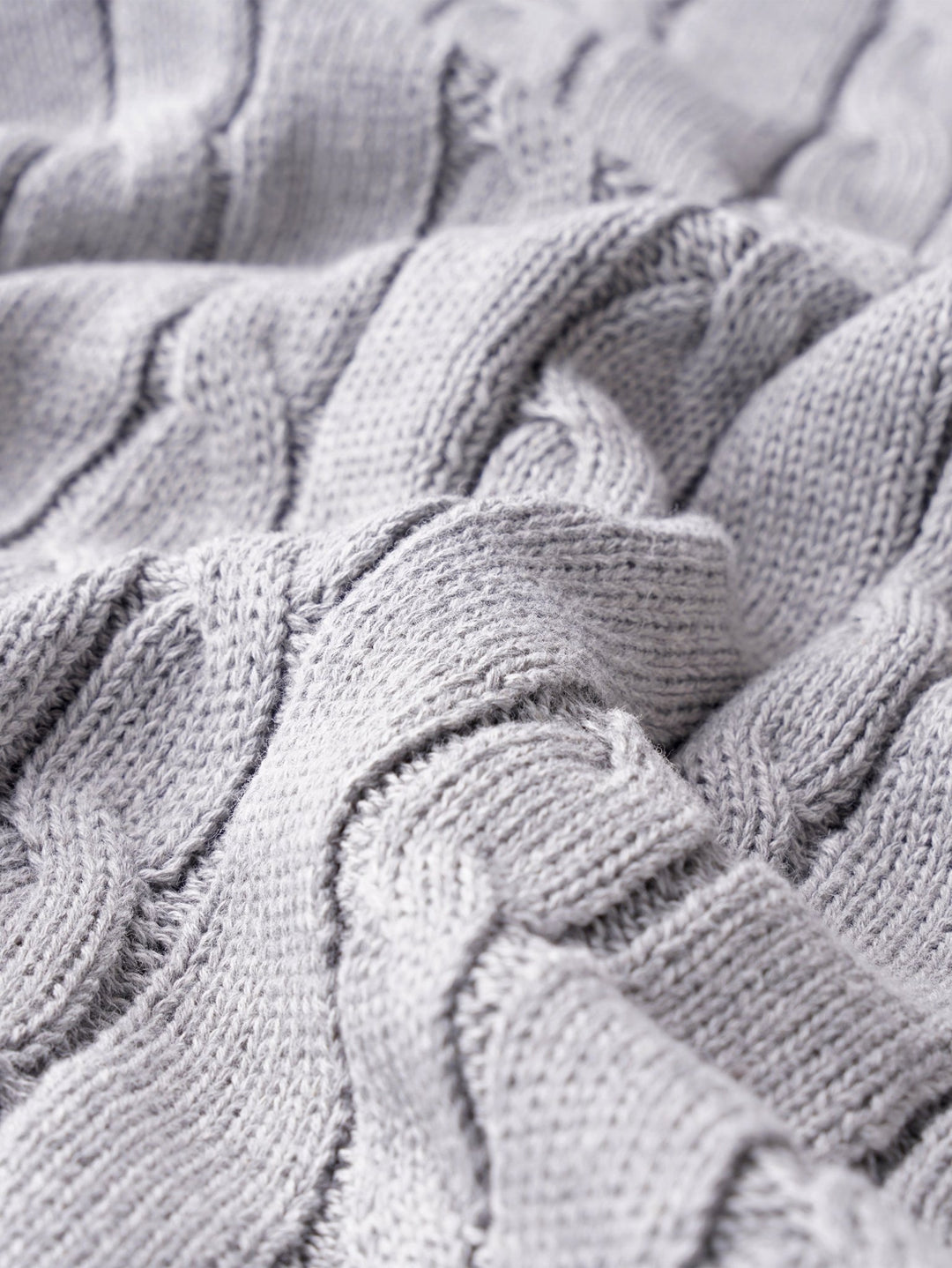 Cable Knitted Cotton Pullover - Roban