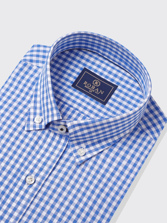 CHECKED COTTON REGULAR FIT SHIRT - Roban