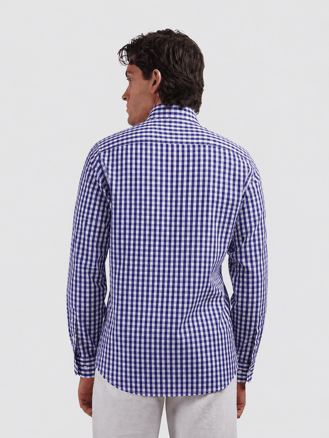 CHECKED COTTON REGULAR FIT SHIRT - Roban