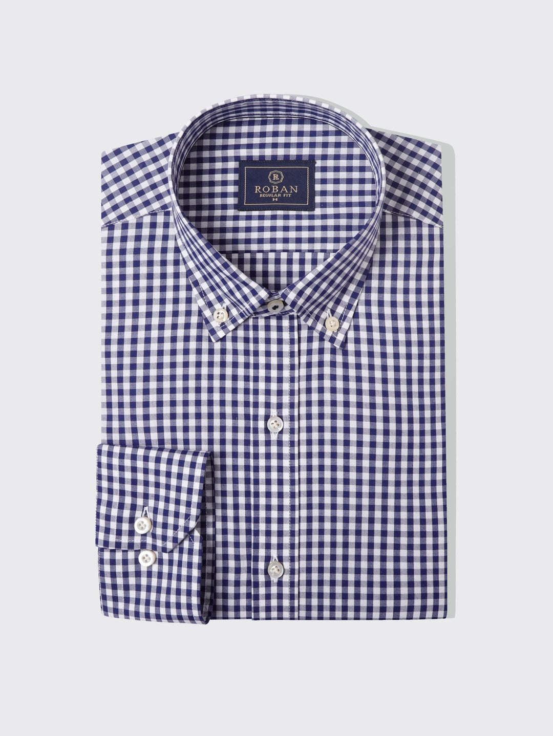 CHECKED COTTON REGULAR FIT SHIRT - Roban